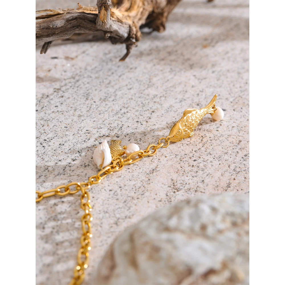 Yhpup Natural Pearls Necklace