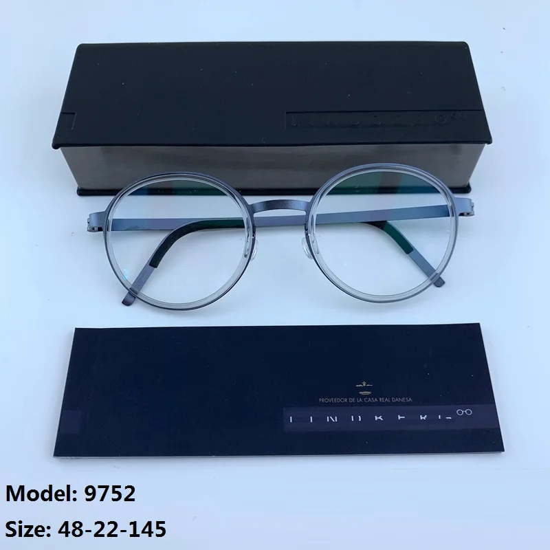 Denmark Brand Designer Retro Round Eyeglasses Men Glasses Frames