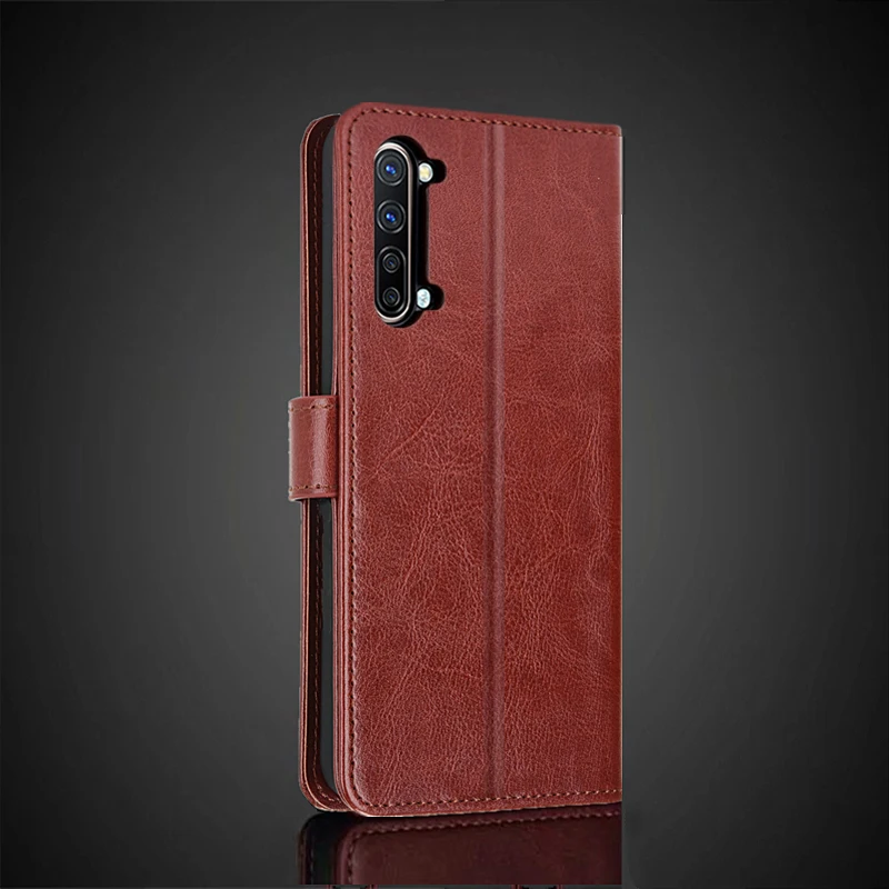 Luxurious PU Leather Wallet Case - Retro Flip Cover with Card Holder
