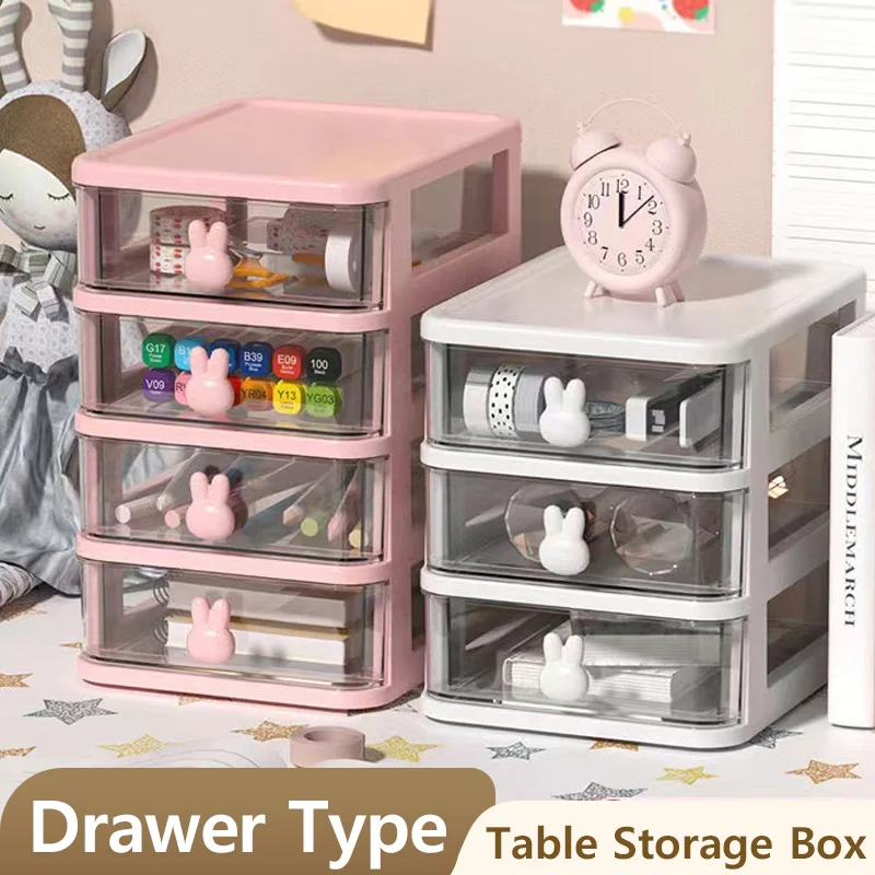 Makeup Organizer Makeup Storage Box Cosmetic Storage Box Storage Box 1pc Countertop Storage Box Makeup Storage Container Desktop Drawer Type Box Hair Accessories Sundries Rack