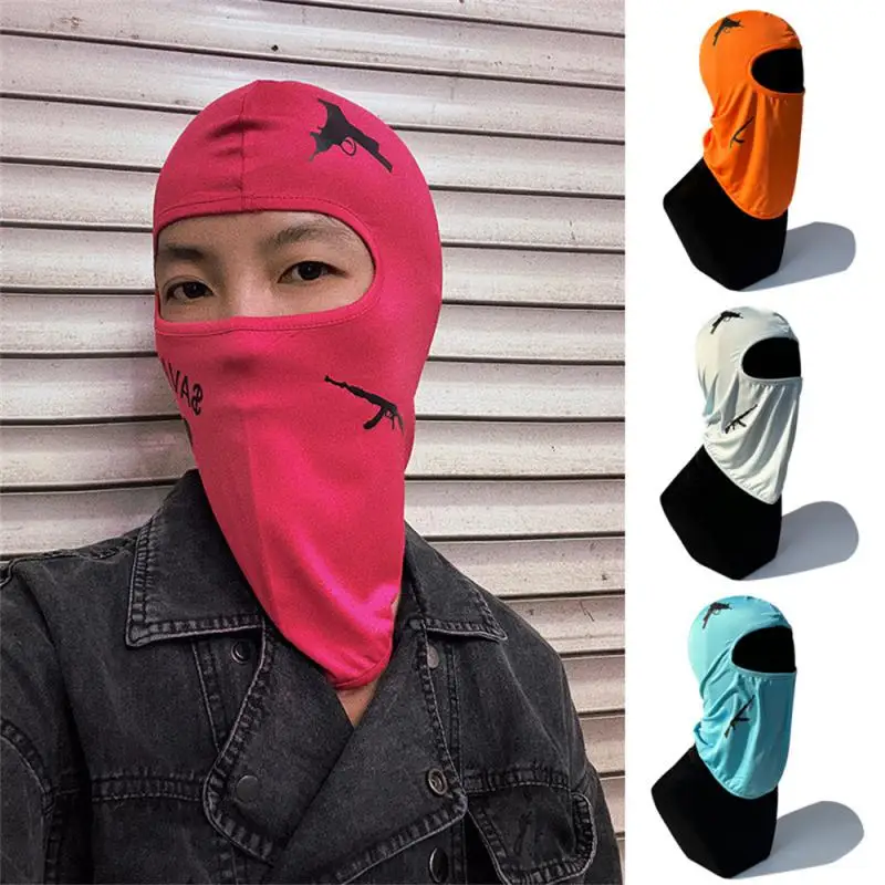 라이딩 모자 하이 퀄리티 소재, 부드럽고 내구성이 뛰어난 정교한 솜씨 와이어링, 깔끔한 자외선 차단 풀 페이스 마스크