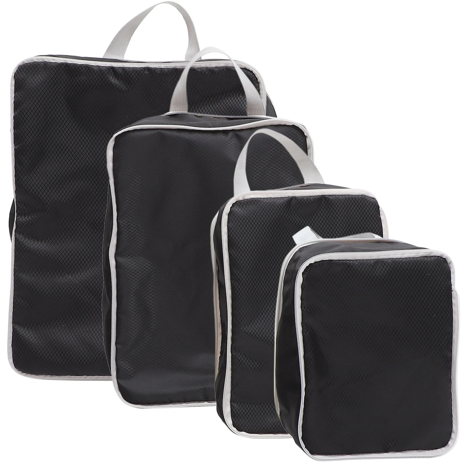 

4 Pcs Compression Packing Cubes for Travel Compact Bags Suitcases Storage Hanging Diaper Extra Large