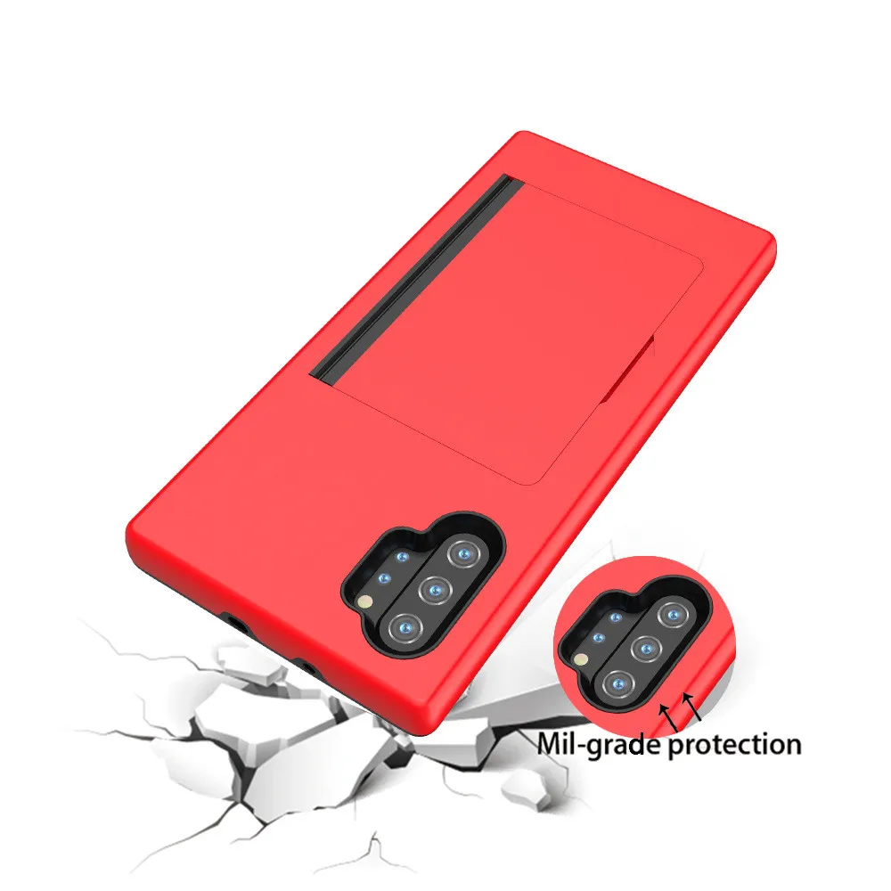 Vibrant Candy Color Flip Cover with Card Slots