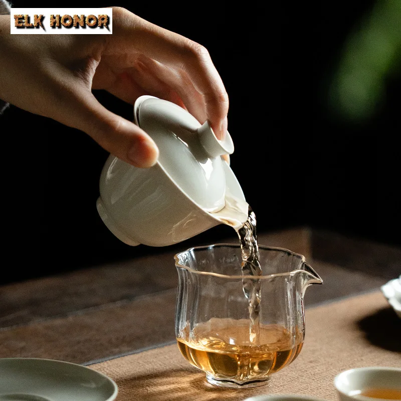 125ML Retro Grass Wood Ash Ceramic Gaiwan Creative Tea Bowl Tea Tureen Household Brewing Cover Bowl Chinese Set Craft