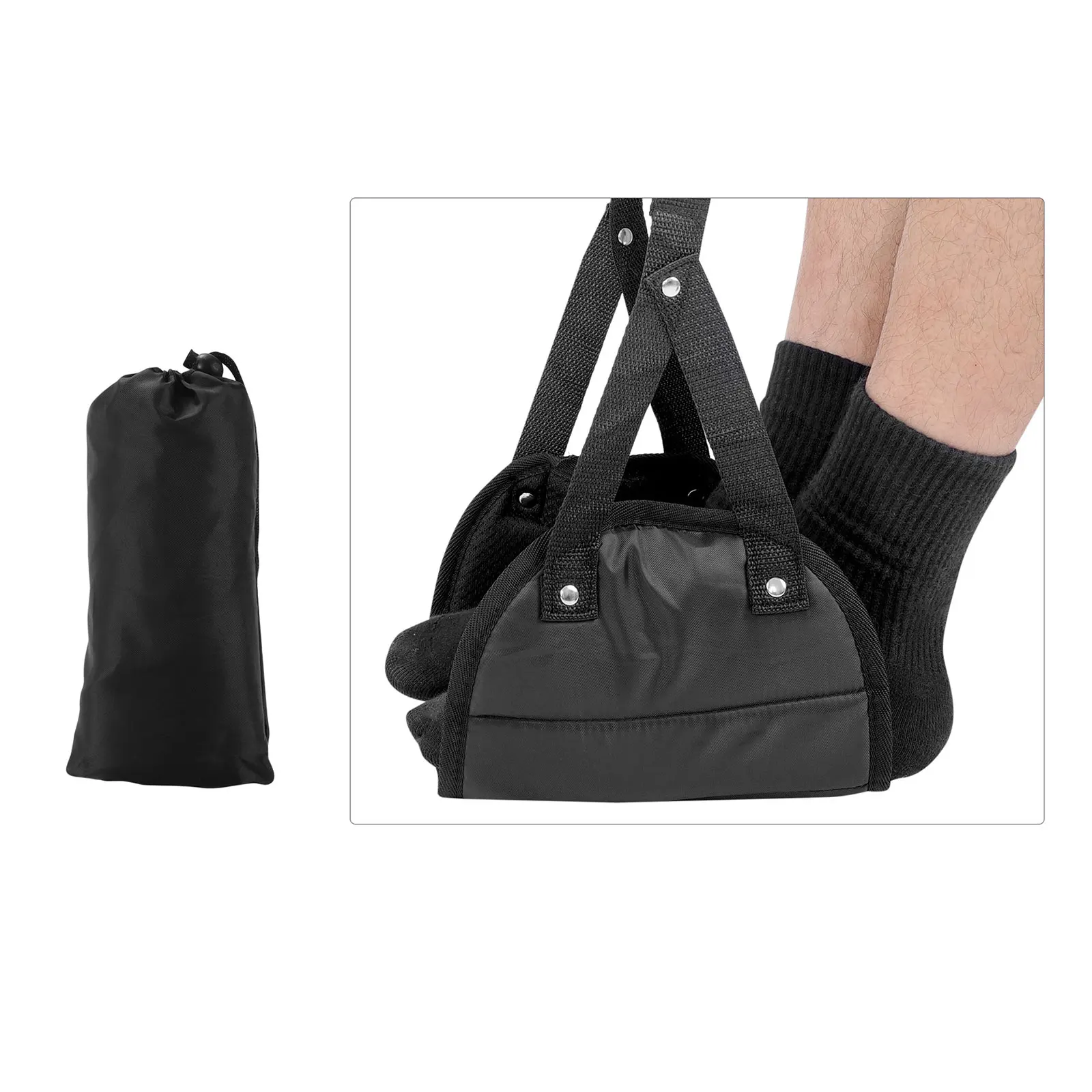 Aircraft High-speed Rail Travel Rest Foot Pad Long-distance Car Trip Rest Foot Hammock Portable Hammock Swing Pedal