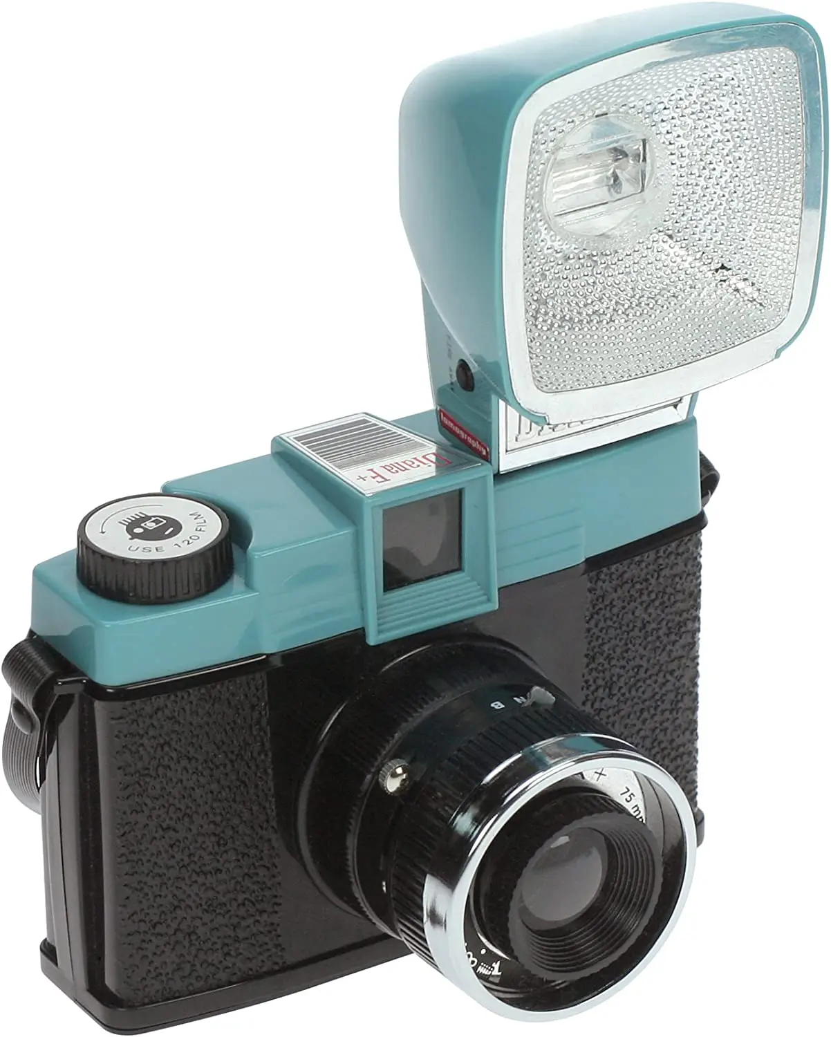 Lomography-다이아나 F + 미디엄 포맷 카메라, 레트로 120 필름 카메라 (플래시 포함)