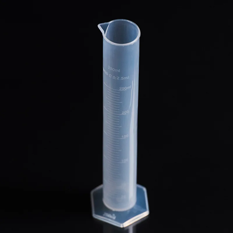 250mlpp measuring cylinder Acid and alkali corrosion measuring cylinder Laboratory utensils