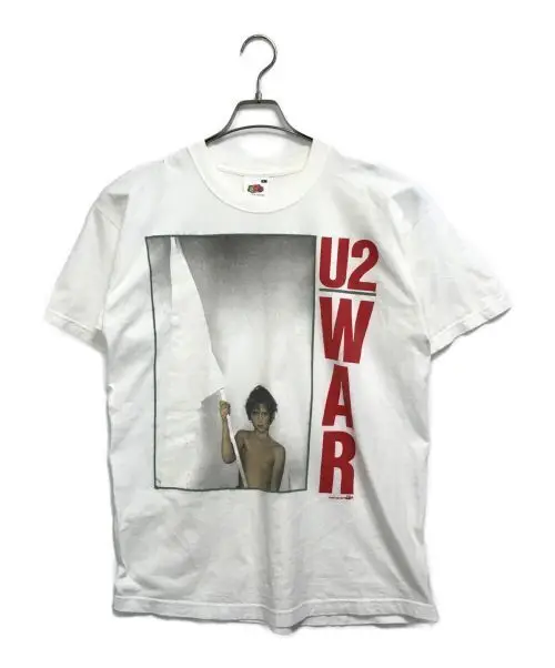 [T-Shirt A Fascia] T-Shirt Vintage A Maniche Corte Da Uomo U2 Taglia Bianca: L/5352
