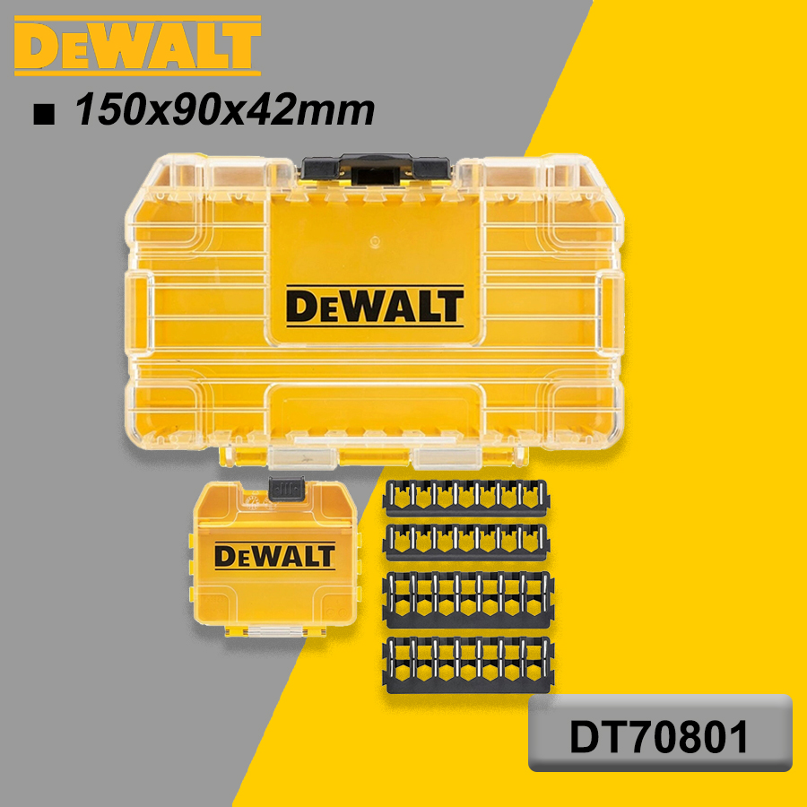 DEWALT Original Medium Tough Case Bulk Tool Box Set 2PCS 15x9x4.2mm DT70801-QZ