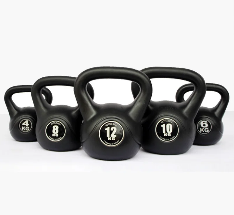 Produttore Fitness Competition Plastic Kettlebell Cement Kettlebell Con Manico Antiscivolo