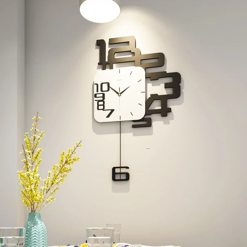 Minimalist Design Wall Clocks Bedrooms Modern Luxury Digital Living ...
