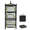 4 Layer Foldable Net Drying Outdoor Camping Clothes Food Drying Net Saving Rack Space Bracket 4-corner Storage Hanging Mesh Net 3