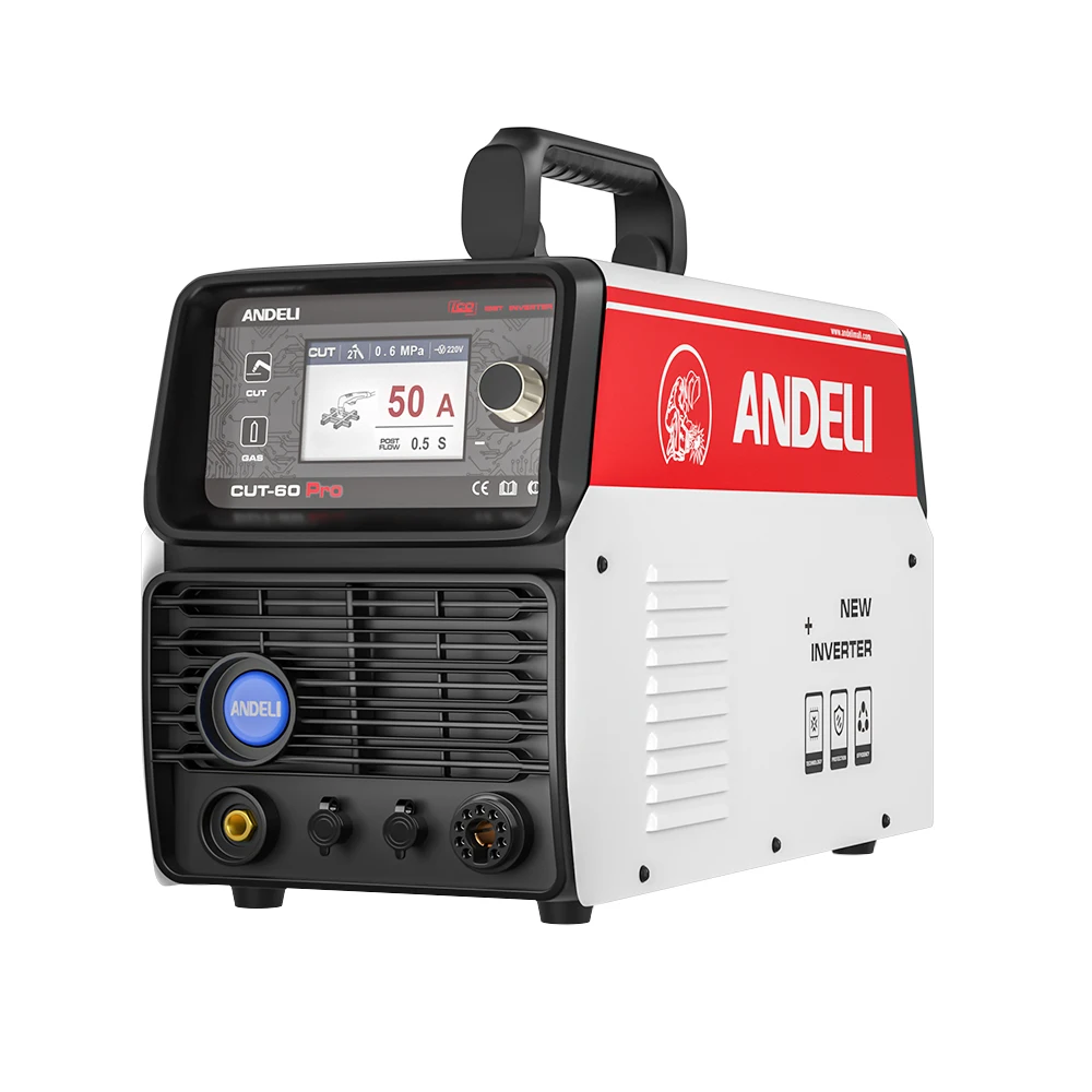 ANDELI CUT-60 PRO CNC Plasma Cutting Machine 220V&380V LCD Display Non-HF Pilot Arc Contacting Cutting Plasma Cutter
