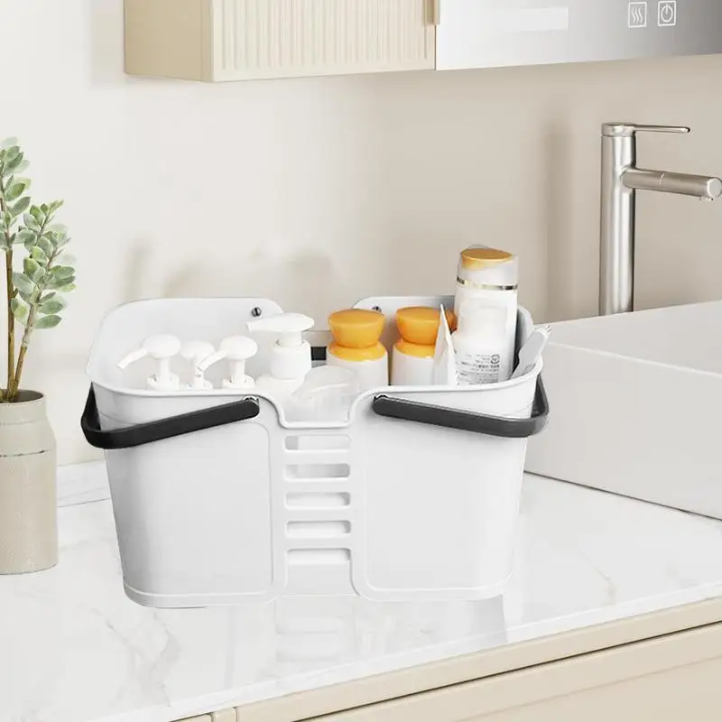 Shower Basket Beauty Products Storage Basket Spa Storage Shower With Handle Portable for Health Cosmetics Hair Supplies