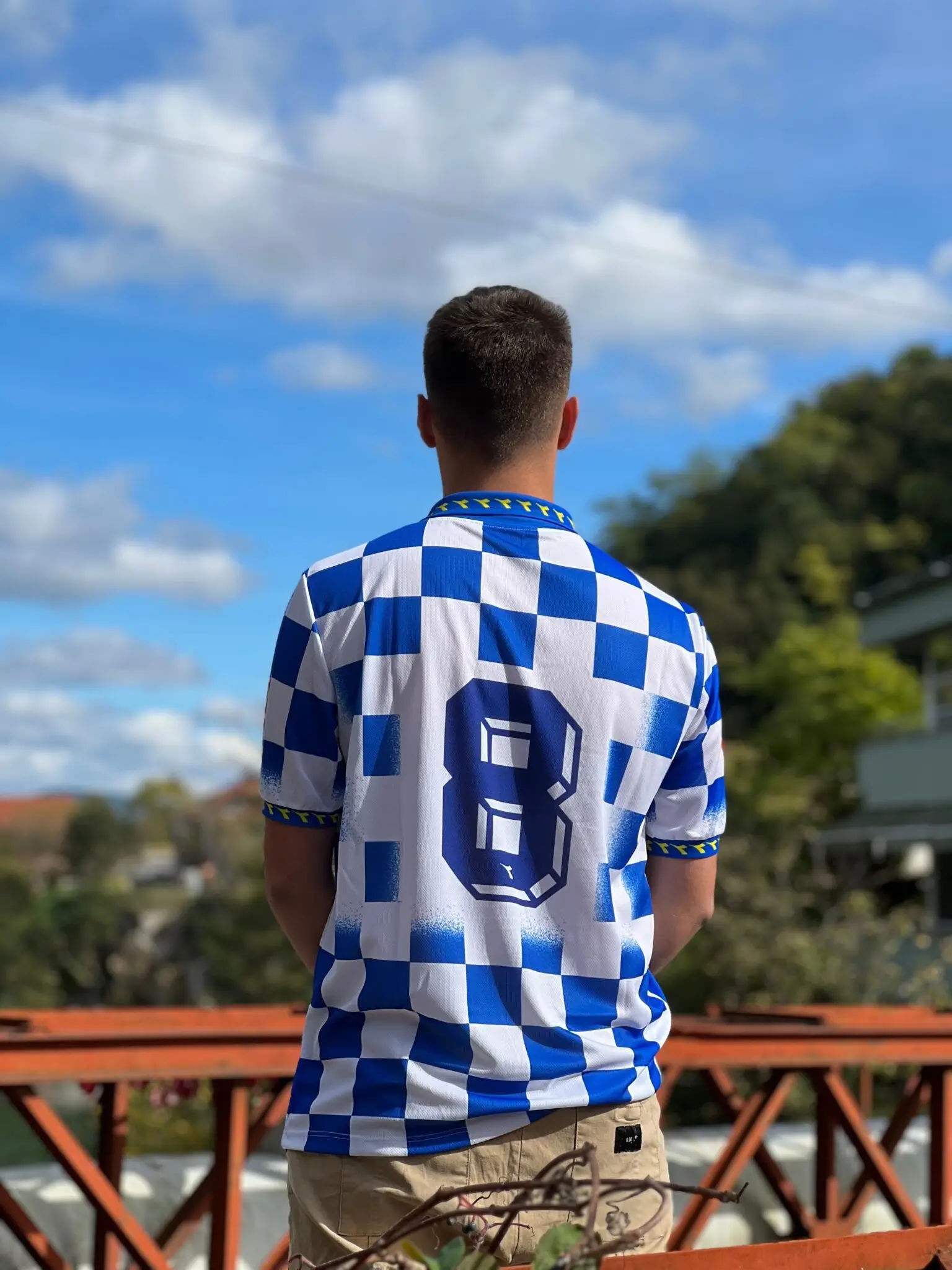 Israel Men Retro Jersey T-Shirt Women Sports Top Children Casual Short-Sleeved T-Shirt High-Definition Printing Breathable Shirt retro t shirt