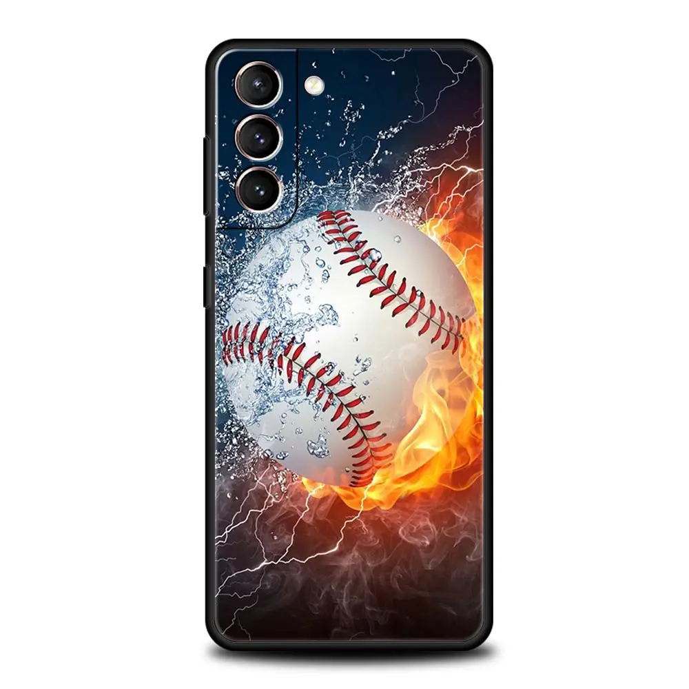 Silicone Baseball Design Phone Case - Soft and Durable Cover