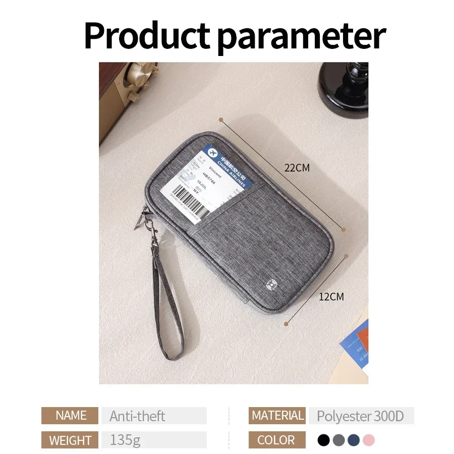 RFID Blocking Travel Passport Wallet 6