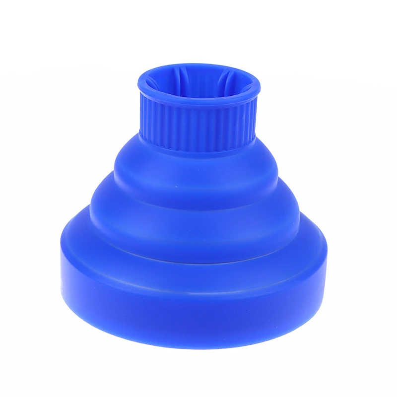 Difusor universal de silicona para rizos de cabello, color sólido, secador de cabello rizado, adecuado para herramientas de peinado de 4-5 cm._voghion.com