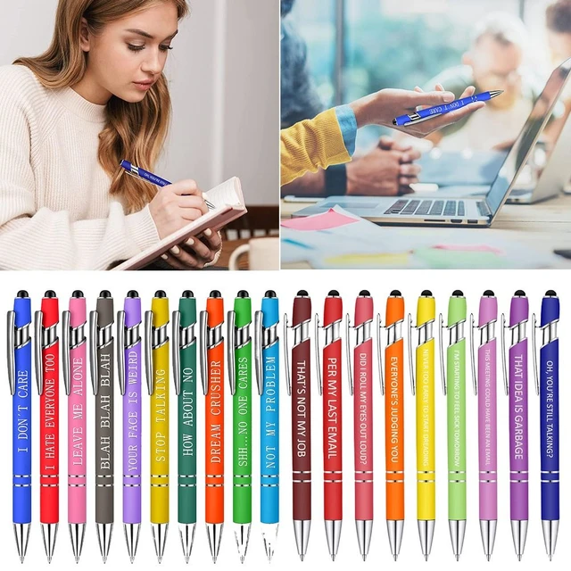 7pcs Ballpoint Pen Funny Pen Ball Point Pen Stationery Set Offensive Office  Accessories Funny Ballpoint Pen - AliExpress