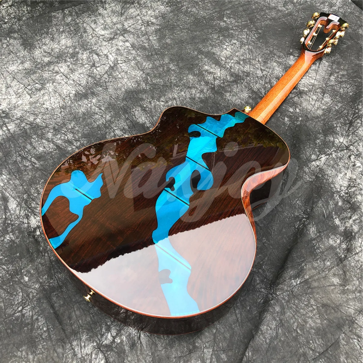 Merida-オール無垢材のアコースティックギター,頑丈なスプルースギター