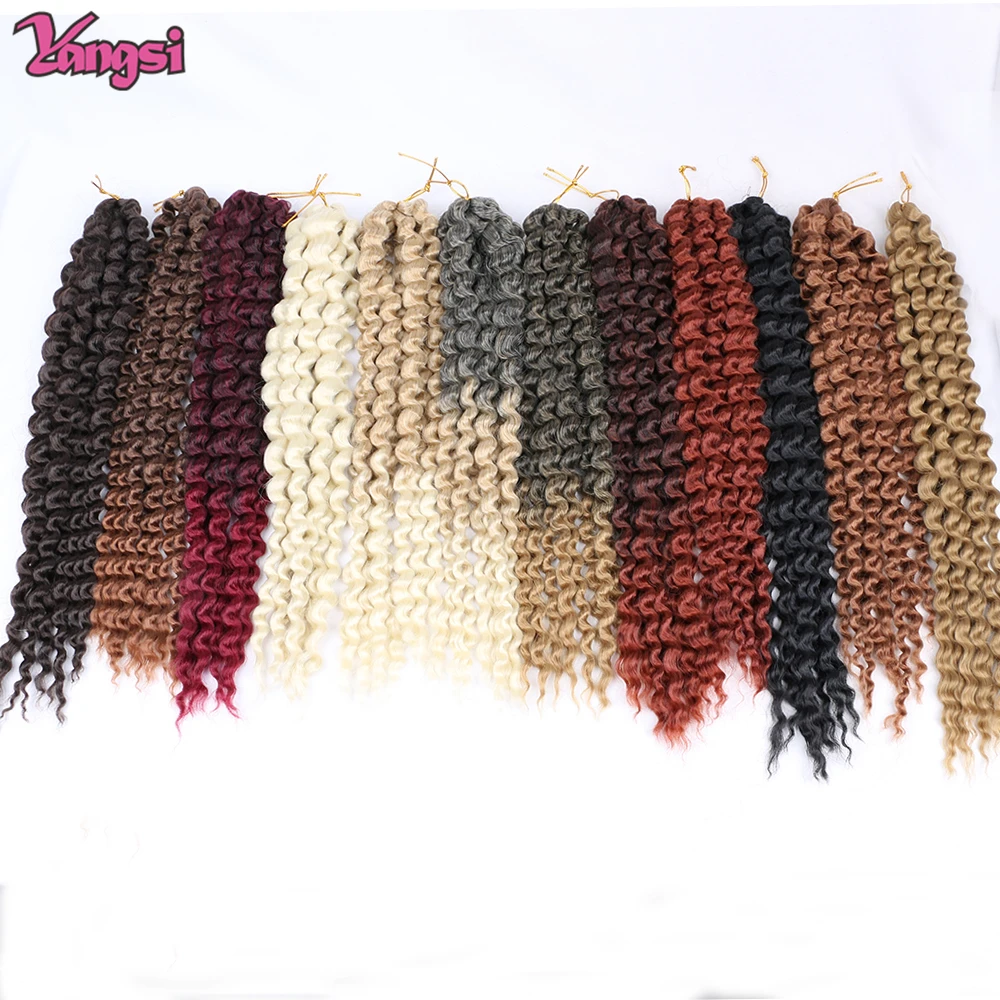 Synthetic Italian Curls Loose Wave Braiding Hair for Women, Low Temperature Fiber, Bouncy Curly Hair Goddess Box Braid 3
