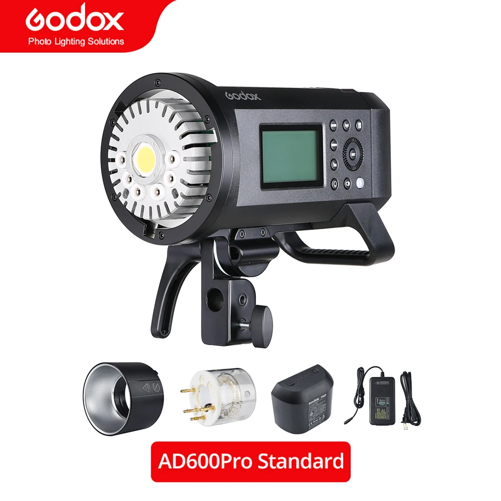 Godox 600W AD600Pro AD600 Pro TTL HSS Outdoor Flash Li-on Battery Built-in 2.4G Wireless X System with Xpro-C/N/S/F/O/P Trigger