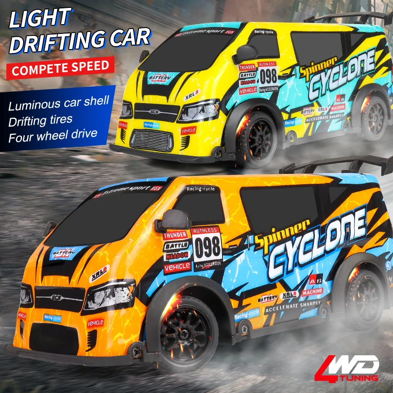 ZWN 2.4G RC CAR With Transparent PVC Body Radio Controlled Van Monster Trucks Freight Cars Model Toys for Boys Christmas Gift 5