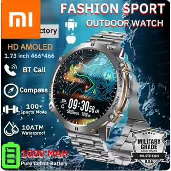 2025 Xiaomi Outdoor T-Rex3 Uomo GPS SmartWatch 1000mAh Batteria HD AMOLED Schermo Bussola 10ATM Impermeabile Bluetooth Chiamata Orologio