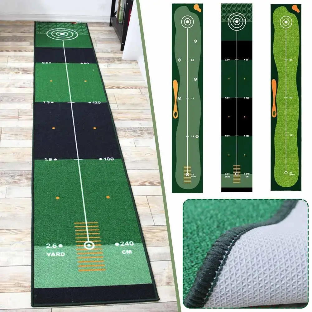 

Golf Putting Green Mat Indoor Equipment 50x300cm Golf Putting Training Mat Portable Golf Training Equipment