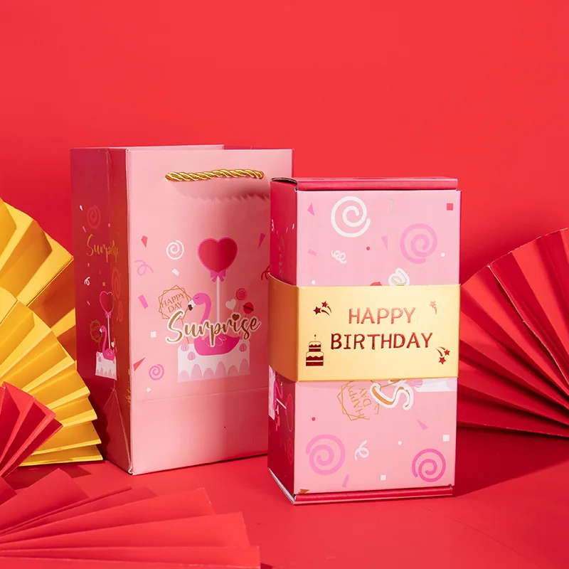 Luxury Pop-Out Surprise Gift Box - Creative Bouncing Money Holder