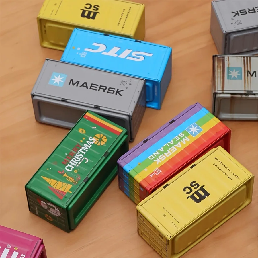 Mini Iron Storage Box-Creative Desktop Organizer, Office Supplies Dispenser, Metal Miniature Container For Home And Office Des Desktop Storage Box Stationery Storage Box