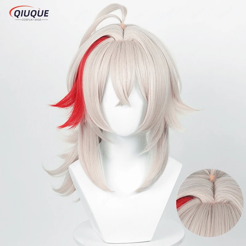 Парик для косплея Kazuha, термостойкий синтетический для косплея казун, искусственные волосы, искусственные волосы, аниме, с сеткой для волос