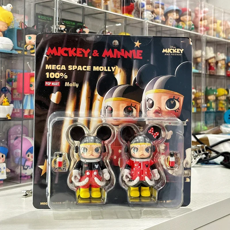 ぬいぐるみ MEGA 100% MOLLY MICKEY & MINNIE MOUSE Mega Space Molly 100% Mickey And Minnie Limited Edition