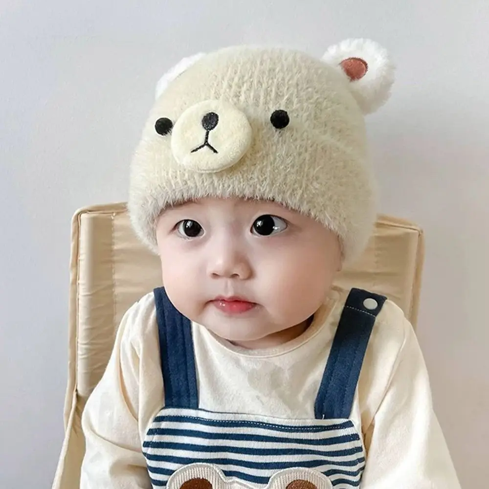 Winter Warm Knitted Hats for Kids Ear Protection