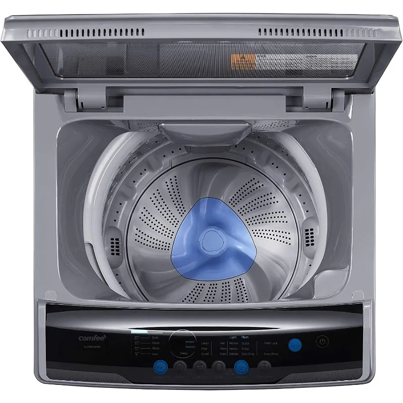 COMFEE’ 1.6 Cu.ft Portable Washing Machine, 11lbs Capacity Fully Automatic Compact Washer with Wheels 6