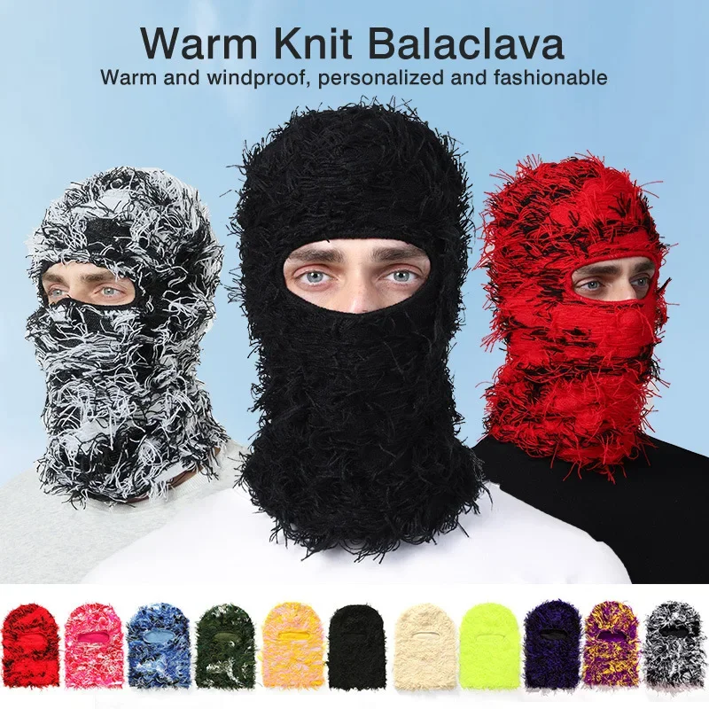 Turban Cap Knitted Hat Winter Hat Beanie Trilby Warm and Windproof Knit Beanie Balaclava Keep Warm Stocking Caps ﻿Unisex