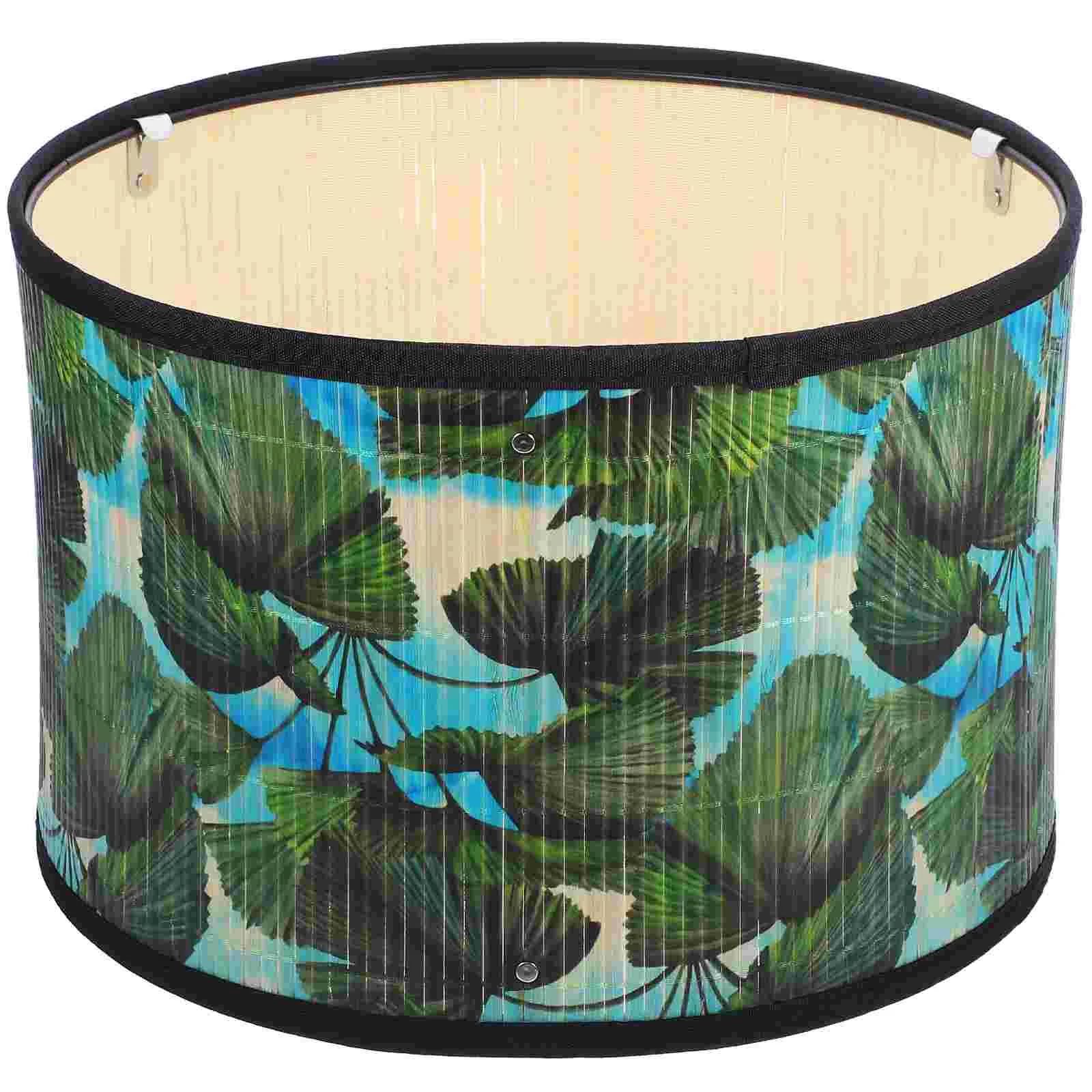 

Bamboo Lampshade Pendant Ceiling Light Home Decor Decorate Cover Shades Replacement Office