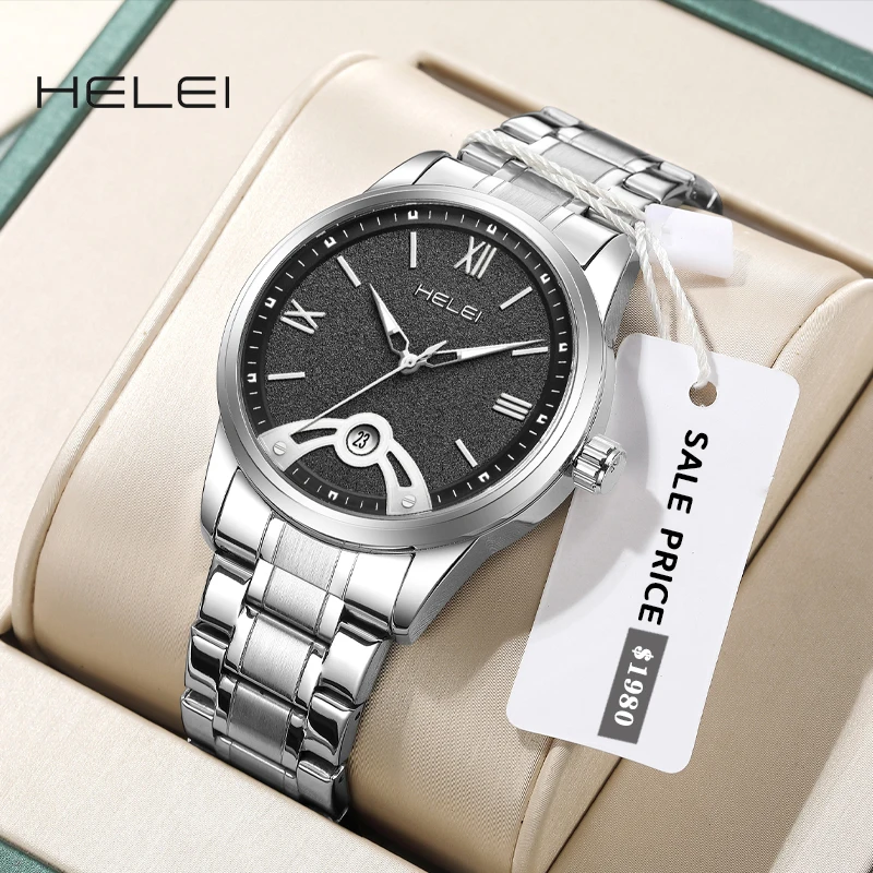 HELEI new models 2024 Helmsman series fashion avant-garde multi-function quartz movement men's quartz watches men's watches авангард 100 avant garde 100