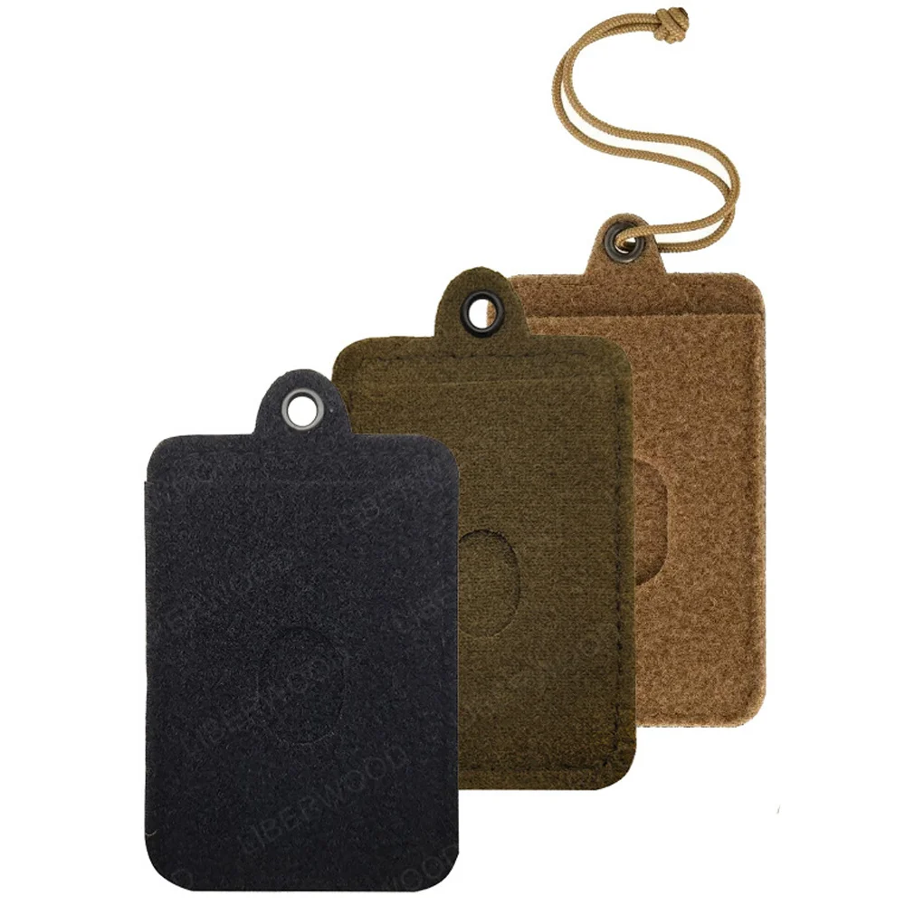 Tactical Extension Hanger Bag With Velcro ID /Bus/ Bank Card / Patch Storage Backpack Accessory patch storage holder