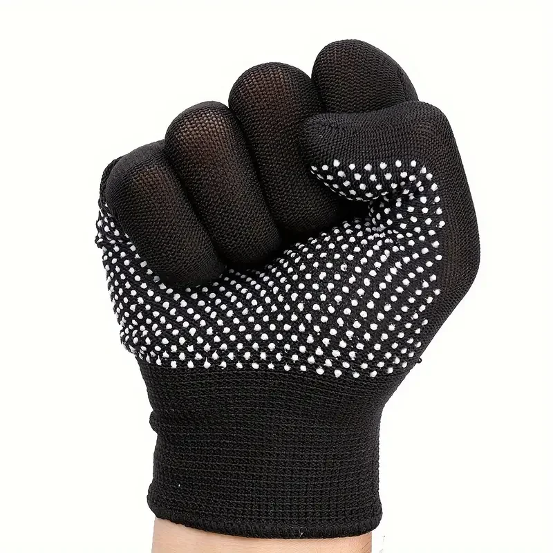 10PCS Nylon Gloves - Breathable Non-Slip for Cycling, Fishing, Camping - Unisex Multicolor