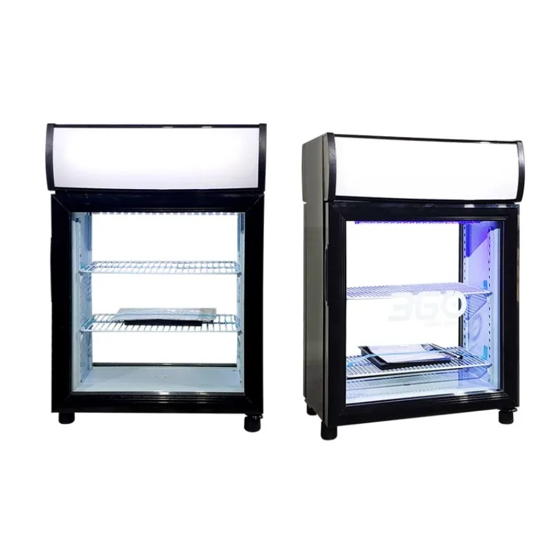 

35L beer beverage cooling special display fridge with front and back door