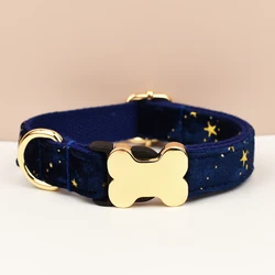 Custom Engraved Durable Dog Collar with Nameplate - Premium Comfort for All Dog Sizes (Dog collar05)