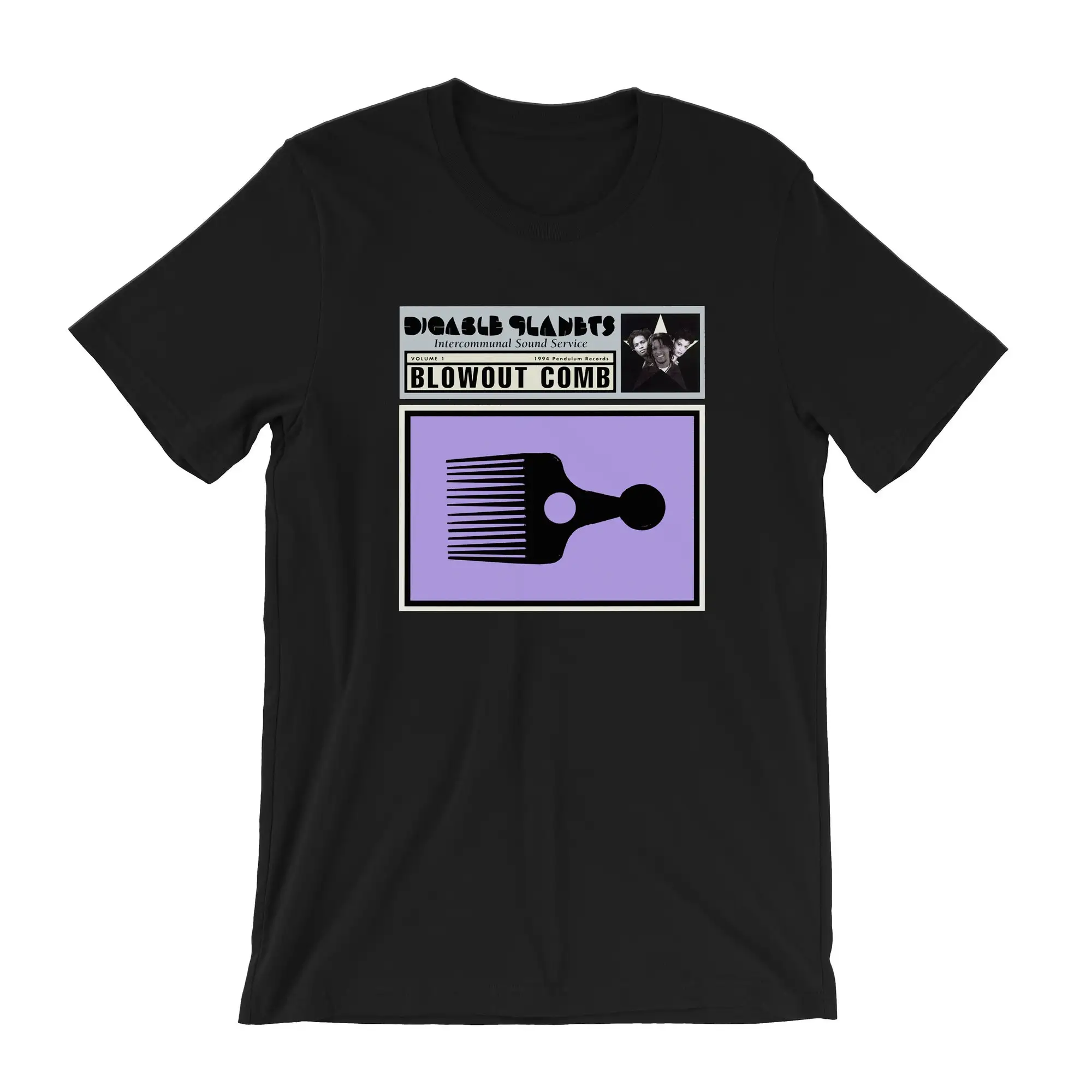 Digable Planets T Shirt Blowout Combs Cool Like Dat Rebirth Of Slick Reachin' 90S Hip Hop Rap Golden Era Album Cover