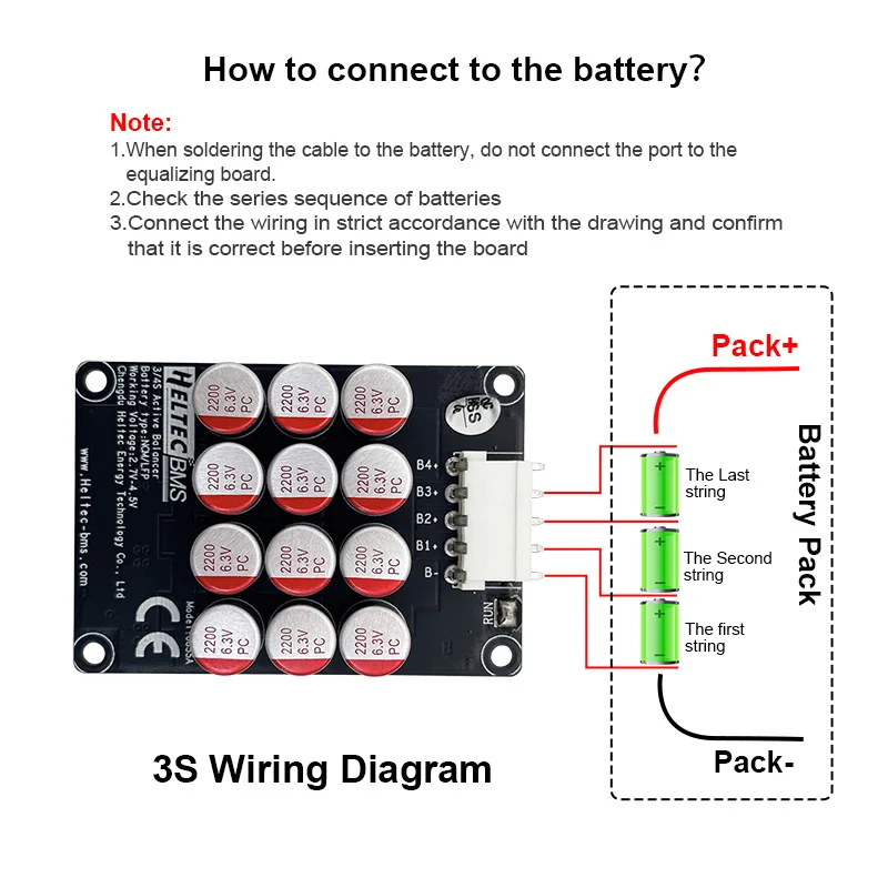 5A battery cell balance module 4s 3S 5S 6S 7S 8S 12S 13S 16S 20S 21S for Ternary