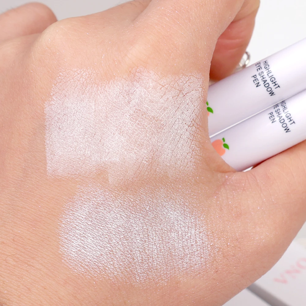 Glitter highlighter pen pearlescent lying silkworm pencil waterproof long-lasting brightening eyes stick white silver eye makeup