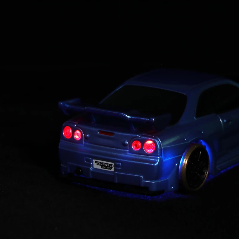 Carro Nissan Verde Skyline Elétrico RC Drift - 2.4GHz