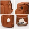 PU Leather Diaper Bag Backpack Large Capacity Travel Carry Bag Maternity Bag Stroller Organizer Nappy Changing Bags Diaper pad 4