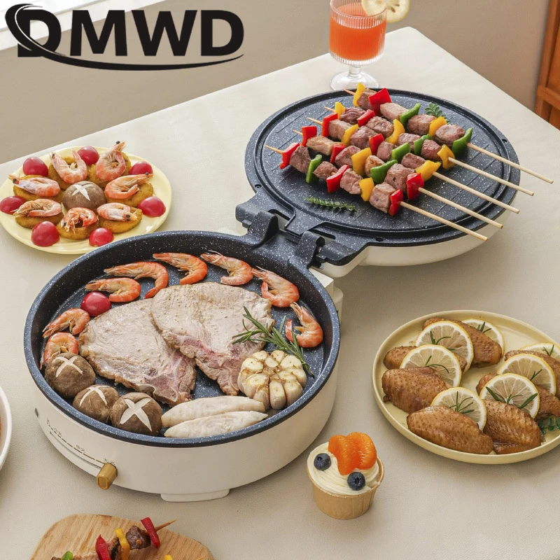 Electric Baking Pan Double-sided Suspended Heating Pancake Frying Machine Non-stick Pan Deepened and Enlarged Pancake 220V