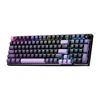 Redragon K740 PRO 98 Keys Wireless RGB Gaming Keyboard, 3-Mode PBT Mechanical Keyboard w/Solid Aluminum Base, 1