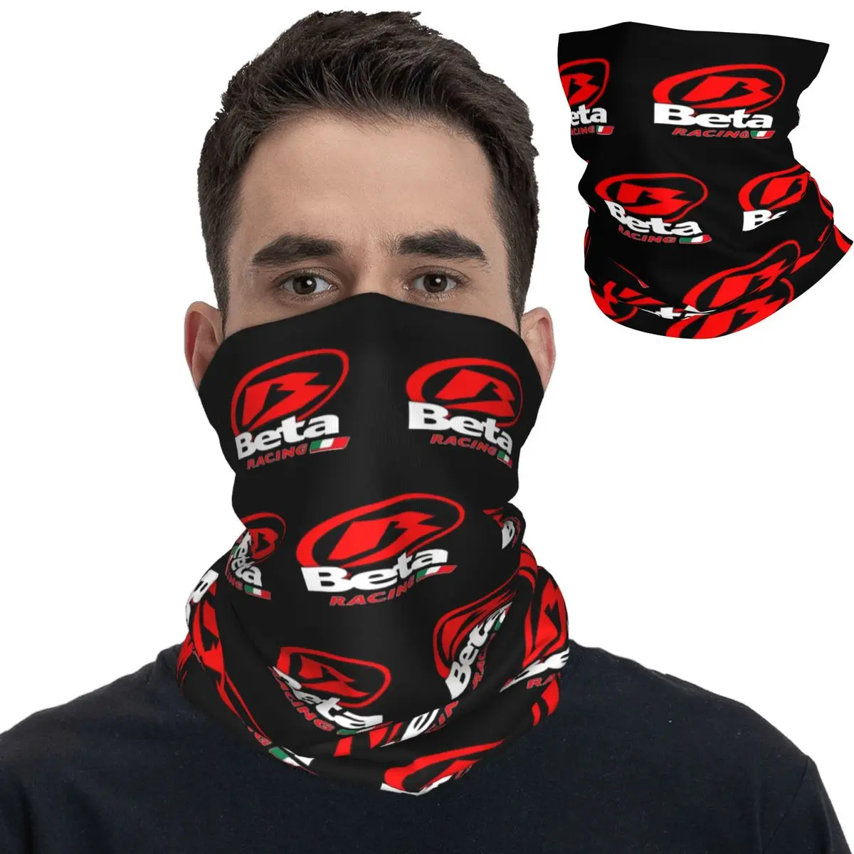Beta Racing Motocross Motorcycle Bandana Neck Cover Mask Scarf Multi-use Cycling Scarf Running Unisex Adult Breathable cycling bandana,bandana neck cover,multifunctional bandana,motorcycle bandana